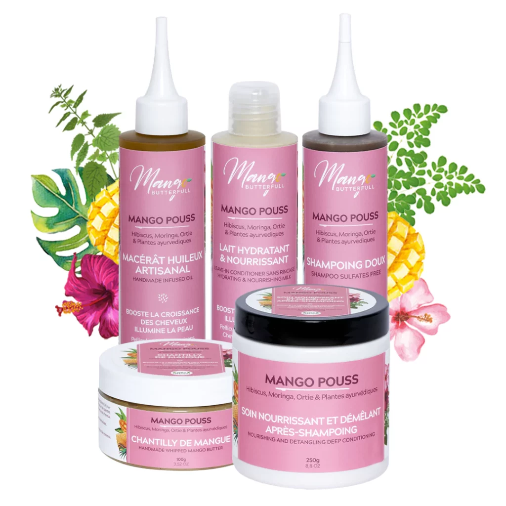 Gamme Mango pouss de la marque Mango Buterfull