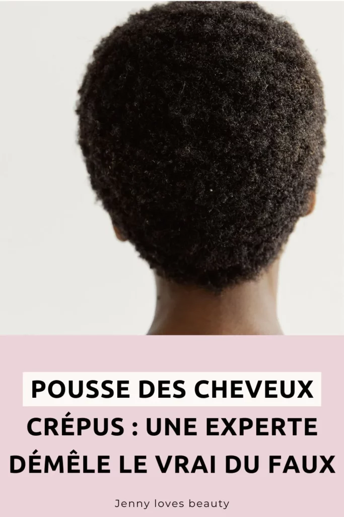 Pousse des cheveux crépus